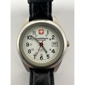 Wenger Glaxowellcome Ladies Watch New Battery 29MM 7" S.A.K. Design 0600 A30